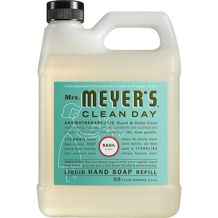 Mrs. Meyers Clean Day Mrs. Meyer's Clean Day 33 Oz. Basil Liquid Hand Soap Refill 14163